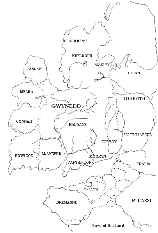 map of Gwynedd